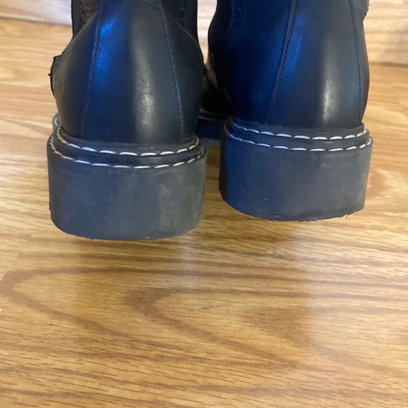 Bull Boxer Payton Slip On Chelsea Ankle Boots Women’s Size 7 M Black Wingtip - Picture 9 of 12